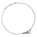 ノンブランド NON BRAND ダイヤ ブレス ホワイトゴールド ダイヤモンド K9WG ブレスレット WG PWG9