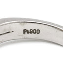 ノンブランド NON BRAND パール ダイヤリング プラチナシルバー Pt900 パール ダイヤモンド リング 指輪 1粒 1P 12号