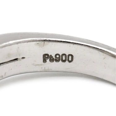 ノンブランド NON BRAND パール ダイヤリング プラチナシルバー Pt900 パール ダイヤモンド リング 指輪 1粒 1P 12号