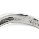 ノンブランド NON BRAND 黒蝶パール ダイヤリング ホワイトゴールド K18WG パール ダイヤモンド リング 指輪 1粒 1P 11号