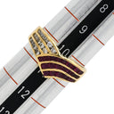 ノンブランド NON BRAND ルビー ダイヤ リング イエローゴールド K18YG ルビー ダイヤモンド リング 指輪 Au750 18K 18金 レッド 赤 10.5号