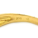 ノンブランド NON BRAND ルビー ダイヤ リング イエローゴールド K18YG ルビー ダイヤモンド リング 指輪 Au750 18K 18金 レッド 赤 13.5号