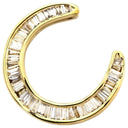 ノンブランド NON BRAND ダイヤ ペンダントトップ イエローゴールド K18YG ダイヤモンド ペンダントトップ ペンダントヘッド 18K 18金 750