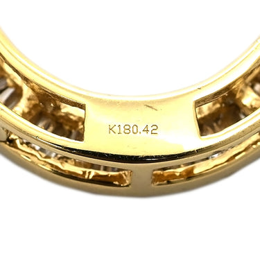 ノンブランド NON BRAND ダイヤ ペンダントトップ イエローゴールド K18YG ダイヤモンド ペンダントトップ ペンダントヘッド 18K 18金 750