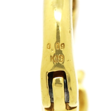 ノンブランド NON BRAND ダイヤモンド クリップ式イヤリング イエローゴールド K18YG ダイヤモンド イヤリング 750 イエローゴールド クリップ 18K 18金