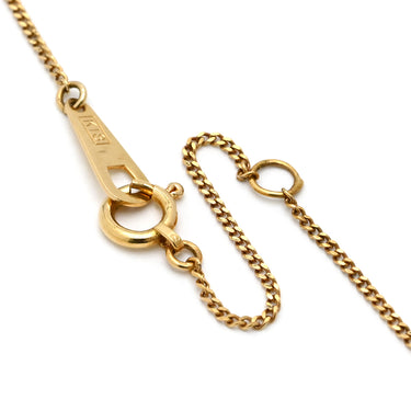 ノンブランド NON BRAND ダイヤペンダント イエローゴールド K18YG ダイヤモンド ネックレス 750 18K 1P 1粒