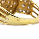 ノンブランド NON BRAND ダイヤリング イエローゴールド K18YG ダイヤモンド リング 指輪 8.5号