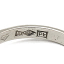 ノンブランド NON BRAND ダイヤ 立爪リング プラチナシルバー Pt900 ダイヤモンド リング 指輪 1P フラワーモチーフ 7号