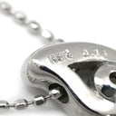 ノンブランド NON BRAND ダイヤペンダント ホワイトゴールド K18WG ダイヤモンド ネックレス 1P 一粒 18K WG Au750 雫