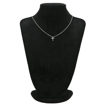 ノンブランド NON BRAND クロス ダイヤ プラチナシルバー Pt900 ダイヤモンド ペンダントトップ 十字架 ネックレストップ