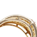 ノンブランド NON BRAND ダイヤリング ピンクゴールド K18PG ダイヤモンド リング 指輪 750 ピンクゴールド 透かし 13号