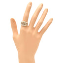 ノンブランド NON BRAND ダイヤリング ピンクゴールド K18PG ダイヤモンド リング 指輪 750 ピンクゴールド 透かし 13号