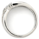 4℃ 4℃ ダイヤリング プラチナシルバー Pt900 ダイヤモンド リング 指輪 3P 3粒 8号