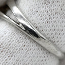 4℃ 4℃ ダイヤリング プラチナシルバー Pt900 ダイヤモンド リング 指輪 3P 3粒 8号