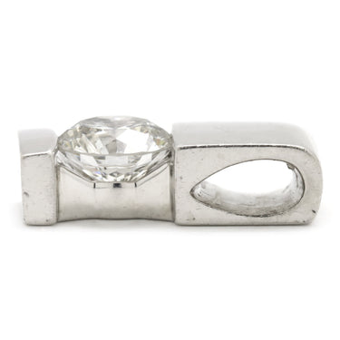 ノンブランド NON BRAND ダイヤモンド プラチナシルバー Pt900 ダイヤモンド ペンダントトップ 1p ダイヤ