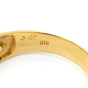 ノンブランド NON BRAND サファイア ルビー リング イエローゴールド×ブルー×ピンク K18YG サファイア ルビー リング 指輪 ブルー ピンク 750 YG 12号