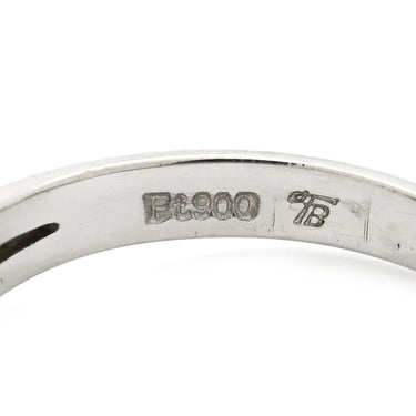 ノンブランド NON BRAND サファイア ダイヤリング プラチナシルバー Pt900 サファイア ダイヤモンド リング 指輪 青 12.5号