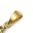 ノンブランド NON BRAND サファイア ダイヤ イエローゴールド K18YG サファイア ダイヤモンド ペンダントトップ