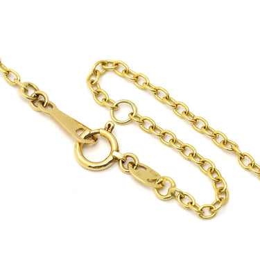 ノンブランド NON BRAND イエローゴールド K18YG ダイヤモンド ネックレス ダイヤモンド 7P 7連 750 YG ペンダント