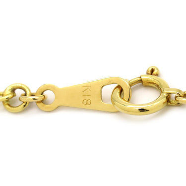 ノンブランド NON BRAND イエローゴールド K18YG ダイヤモンド ネックレス ダイヤモンド 7P 7連 750 YG ペンダント