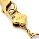 ノンブランド NON BRAND フラワーモチーフ シェルブレスレット イエローゴールド K18YG シェル ブレスレット ゴールド金具 天然シェル フリーフォーム 淡桃色