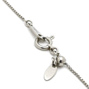 ノンブランド NON BRAND ダイヤペンダント プラチナシルバー Pt900 ダイヤモンド PT850(チェーン) ネックレス 3P 3粒 ドロップ