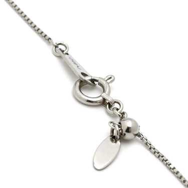 ノンブランド NON BRAND ダイヤペンダント プラチナシルバー Pt900 ダイヤモンド PT850(チェーン) ネックレス 3P 3粒 ドロップ