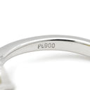 ノンブランド NON BRAND キャッツアイ ダイヤリング プラチナシルバー Pt900 クリソベリルキャッツアイ ダイヤモンド リング 指輪 猫目石 12号