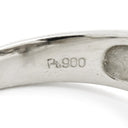 ノンブランド NON BRAND ダイヤモンド プラチナシルバー Pt900 ダイヤモンド リング 指輪 フラワーモチーフ ファンシーライトブラウンピンクダイヤ 12号