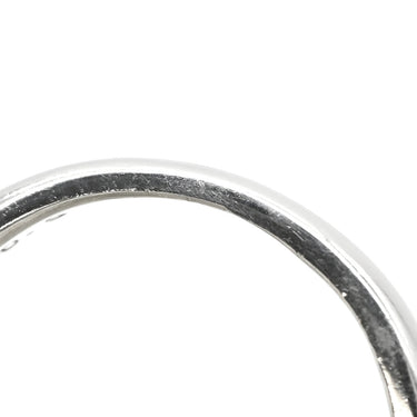 ノンブランド NON BRAND キャッツアイ ダイヤリング プラチナシルバー Pt900 クリソベリルキャッツアイ ダイヤモンド リング 指輪 猫目石 7.5号