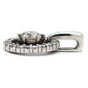 ノンブランド NON BRAND ダイヤ ペンダントトップ プラチナシルバー Pt900 ダイヤモンド ペンダントトップ ペンダントヘッド Pt センターダイヤ