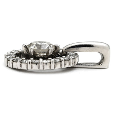 ノンブランド NON BRAND ダイヤ ペンダントトップ プラチナシルバー Pt900 ダイヤモンド ペンダントトップ ペンダントヘッド Pt センターダイヤ