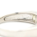 ノンブランド NON BRAND ダイヤリング プラチナシルバー Pt900 ダイヤモンド リング 指輪 5P 5粒 一文字 プリンセスカット 11.5号