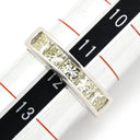 ノンブランド NON BRAND ダイヤリング プラチナシルバー Pt900 ダイヤモンド リング 指輪 5P 5粒 一文字 プリンセスカット 11.5号