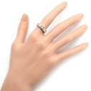 ノンブランド NON BRAND ダイヤリング プラチナシルバー Pt900 ダイヤモンド リング 指輪 5P 5粒 一文字 プリンセスカット 11.5号