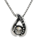 ノンブランド NON BRAND ダイヤペンダント プラチナシルバー Pt900 ダイヤモンド Pt850(チェーン) ネックレス 1P 1粒