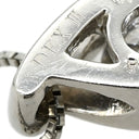 ノンブランド NON BRAND ダイヤペンダント プラチナシルバー Pt900 ダイヤモンド Pt850(チェーン) ネックレス 1P 1粒