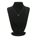 ノンブランド NON BRAND ダイヤペンダント プラチナシルバー Pt900 ダイヤモンド Pt850(チェーン) ネックレス 1P 1粒