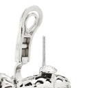 ノンブランド NON BRAND ダイヤピアス ホワイトゴールド×イエローゴールド K18WG K18YG ダイヤモンド ピアス 750 ハート