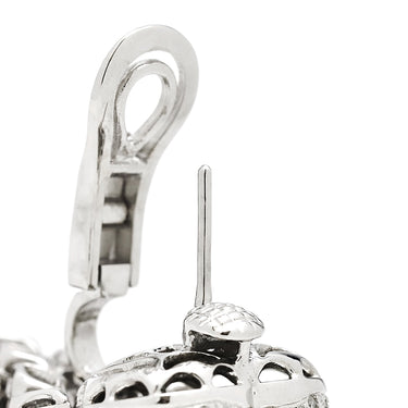 ノンブランド NON BRAND ダイヤピアス ホワイトゴールド×イエローゴールド K18WG K18YG ダイヤモンド ピアス 750 ハート