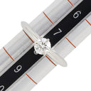 ティファニー Tiffany & Co ソリティア ダイヤリング プラチナシルバー Pt950 ダイヤモンド リング 指輪 T＆Co. 一粒 1P 8号