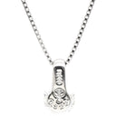 ノンブランド NON BRAND ダイヤ ペンダント プラチナシルバー Pt850 ダイヤモンド Pt999(トップ) ネックレス Pt999 1P 1粒 ダイヤモンド