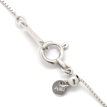 ノンブランド NON BRAND ダイヤ ペンダント プラチナシルバー Pt850 ダイヤモンド Pt999(トップ) ネックレス Pt999 1P 1粒 ダイヤモンド