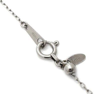 ノンブランド NON BRAND ダイヤペンダント プラチナシルバー Pt900 ダイヤモンド Pt850(チェーン) ネックレス 1P 1粒