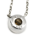 ノンブランド NON BRAND ダイヤペンダント プラチナシルバー Pt900 ダイヤモンド Pt850(チェーン) ネックレス 1P 1粒