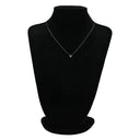 ノンブランド NON BRAND ダイヤペンダント プラチナシルバー Pt900 ダイヤモンド Pt850(チェーン) ネックレス 1P 1粒