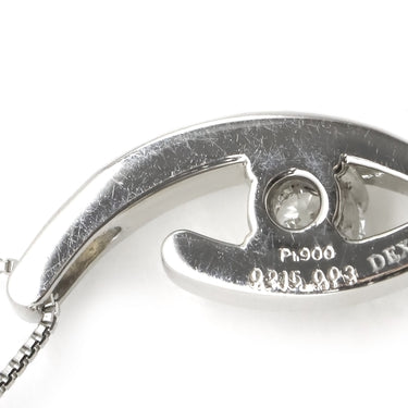 ノンブランド NON BRAND ダイヤペンダント プラチナシルバー Pt850 ダイヤモンド Pt900(トップ) ネックレス Pt900 プラチナ プラチナム ダイヤモンド Pm850