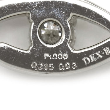 ノンブランド NON BRAND ダイヤペンダント プラチナシルバー Pt850 ダイヤモンド Pt900(トップ) ネックレス Pt900 プラチナ プラチナム ダイヤモンド Pm850