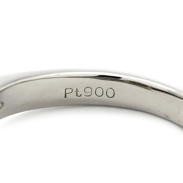 ノンブランド NON BRAND クリソベリル キャッツアイ ダイヤリング プラチナシルバー Pt900 クリソベリルキャッツアイ ダイヤモンド リング 指輪 猫目石 プラチナ 10号