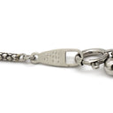 ノンブランド NON BRAND ダイヤペンダント プラチナシルバー Pt850 ダイヤモンド ネックレス スライダー付き 花モチーフ